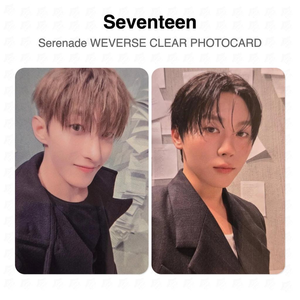 Seventeen Serenade WEVERSE ЧИСТАЯ ФОТОКАРТОЧКА Официальная фотокарточка