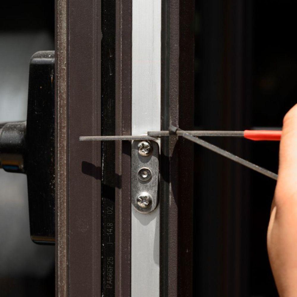 Нескользящий инструмент для открывания створчатых окон Компактный набор ключей для открывания дверей Набор отмычек для застрявших окон