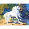 DIY 5D Diamond Cross Stitch "unicorn By The Lake" Square / Round Diamond Embroidery Mosaic Art Home Decoration