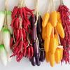 Artificial Vegetables String Simulated Vegetable Garland Realistic Decorative Fake Veggies for Home Farmhouse Kitchen Farm Party Wall Decoration