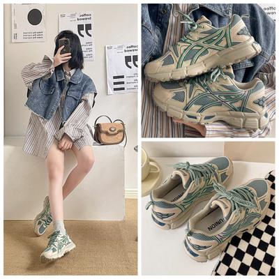 Ретро Повседневная Обувь Дышащая Сетка Спортивная Обувь Студенческая Обувь для Бега Модная Женская Обувь
