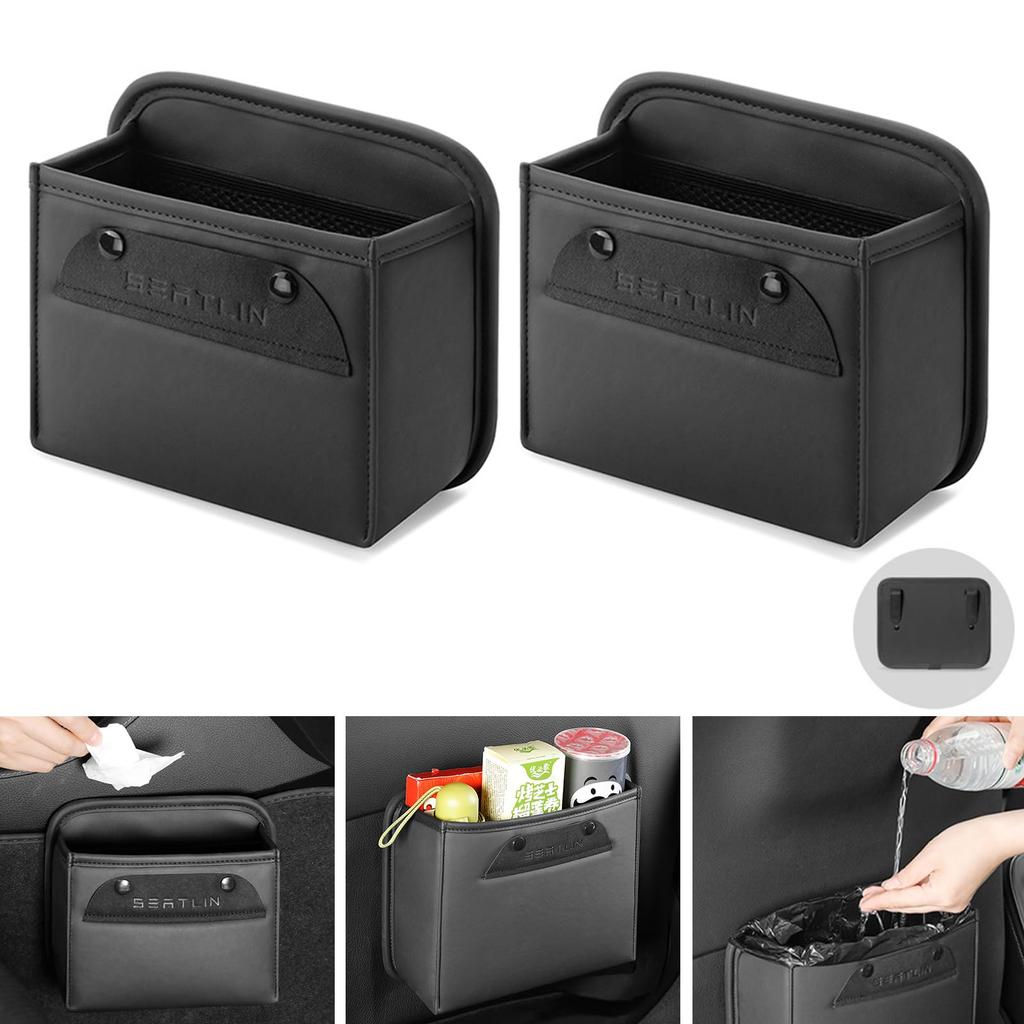 RAKSONIC Multifunctional Car Trash Car Trash Car Storage Car Trash Small Trash Car Storage Space Seat Back Storage Accessories Car Supplies Large Can,