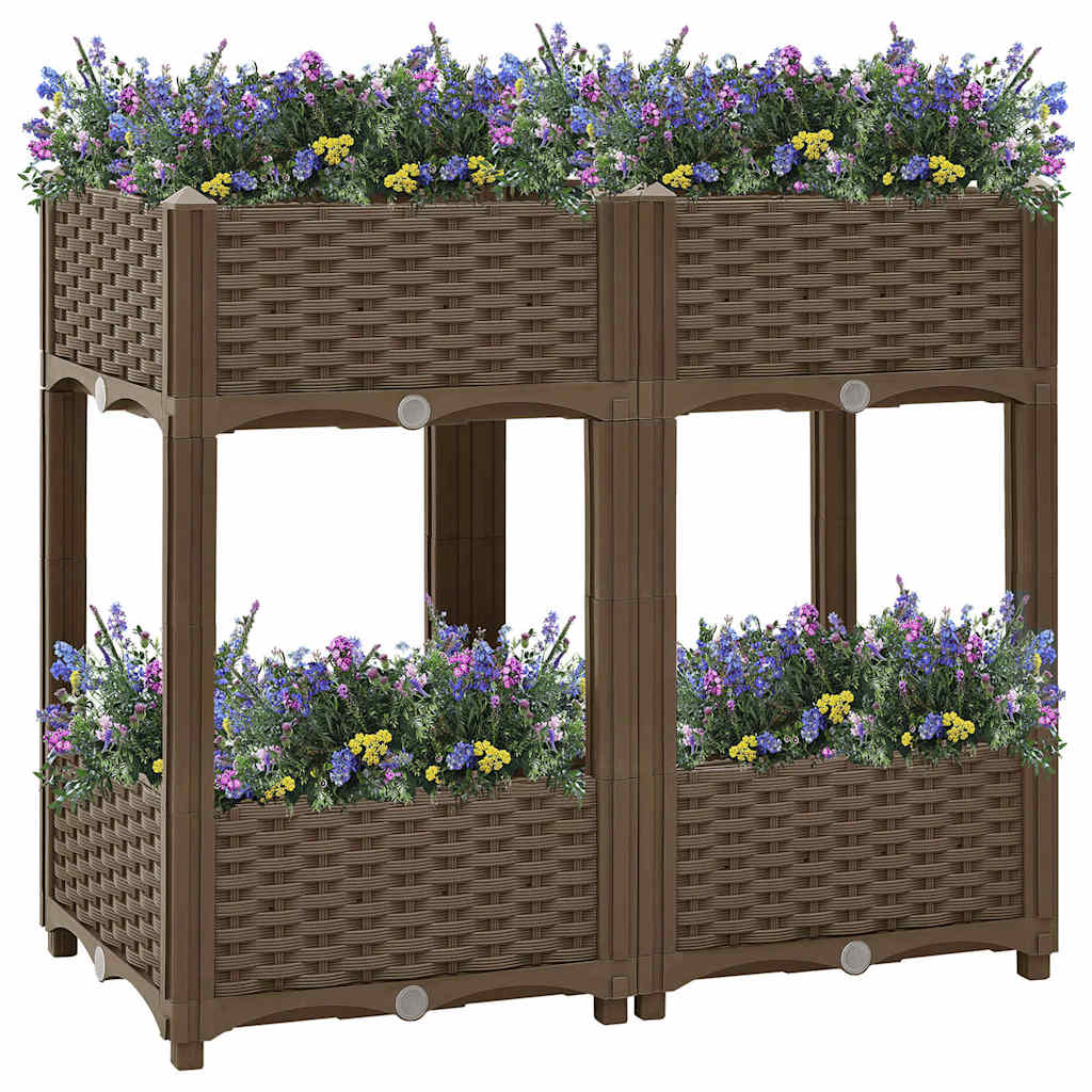 Vidaxl Donica Do Podniesionej Rabaty, 80X40X71 Cm, Polipropylen