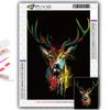 Набор для вышивки крестом DIY Алмазная вышивка Красочные животные Олень Алмазная картина Домашний декор
