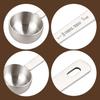Мерные ложки с длинной ручкой, набор из 4 штук, сталь 304, с мерками 5 мл, 10 мл, 15 мл, 30 мл, для глубоких контейнеров с ингредиентами