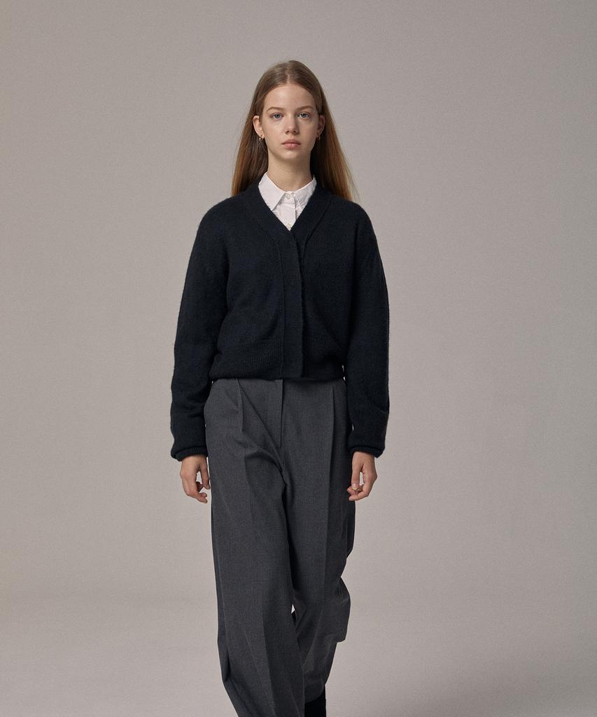 LEARVE Signature High-Waisted Pants Charcoal