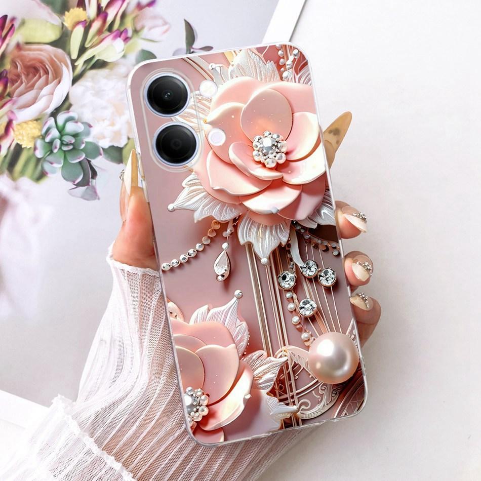 For Vivo Y05 Y11d 2026 Cute Flower Butterfly Cat Painted Case For Vivo Y11D Y05 4G Soft Silicone TPU Phone Cases