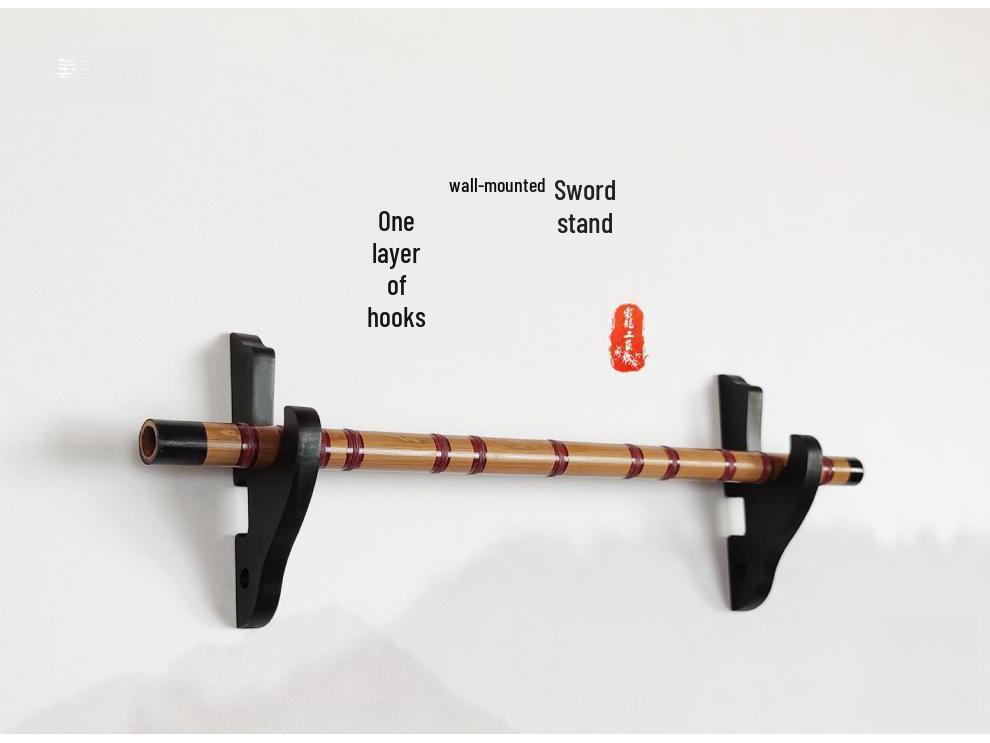 Регулируемая настенная стойка для мечей, ножей и музыкальных инструментов