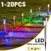 Led Solar Lawn Lamp Waterproof Landscape Lighting White/warm White Outdoor Pathway Stainless RGB Garden Floor Lights