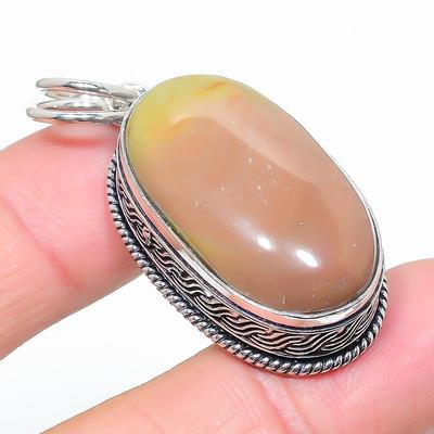 Подвеска ручной работы Polygram Jasper из стерлингового серебра 925 пробы 1,89" H6A18