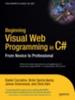 Книга Beginning Visual Web Programming In C# : From Novice To Professional