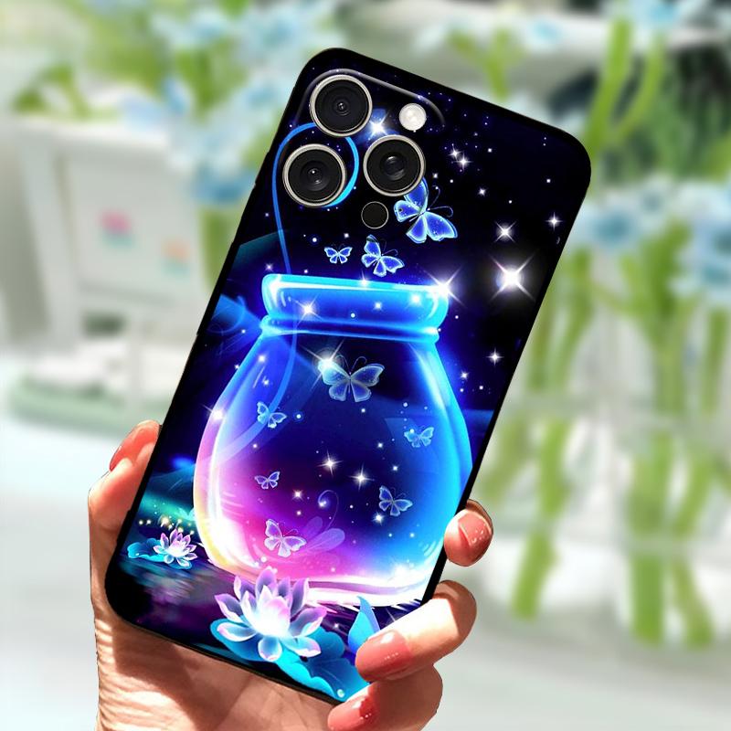 Чехлы с мультяшными рисунками для iPhone 15 Pro Max, силиконовые, из ТПУ, мягкие, для Apple iPhone 13, 14, 12 Pro, защитные чехлы для телефонов.