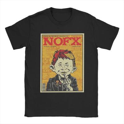 Смешные панк-футболки Nofx In Drublic для мужчин, с круглым вырезом, 100% хлопок, с коротким рукавом, идея для подарка, одежда