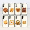 Соблазнительный хлеб Чехол для телефона Samsung S25,S24,S21,S22,S23,S30,Ultra,S20,Plus,Fe,Lite,Note,10,Черный чехол