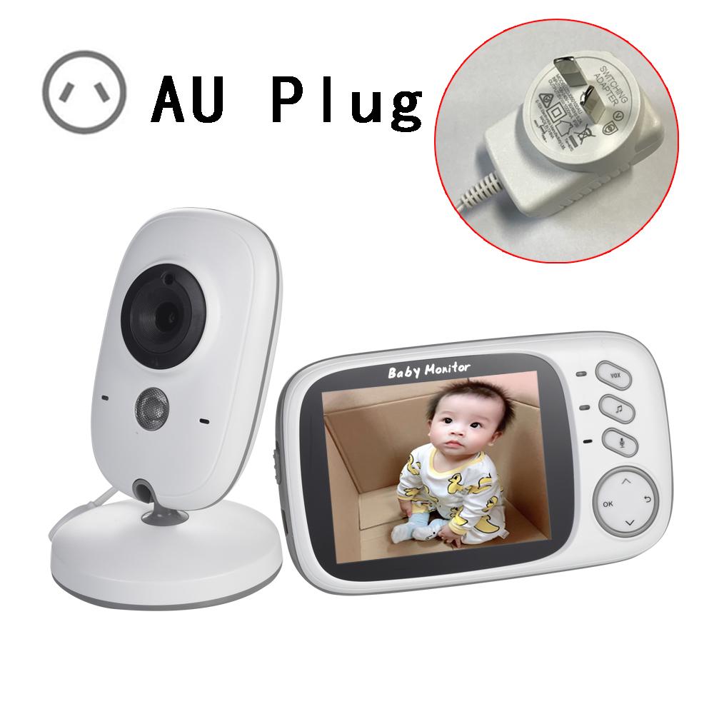 Беспроводной видео цветной детский монитор 3,2 дюйма ЖК-дисплей 2-сторонняя аудиосвязь Детский монитор Ночное видение Камера наблюдения НяняAA