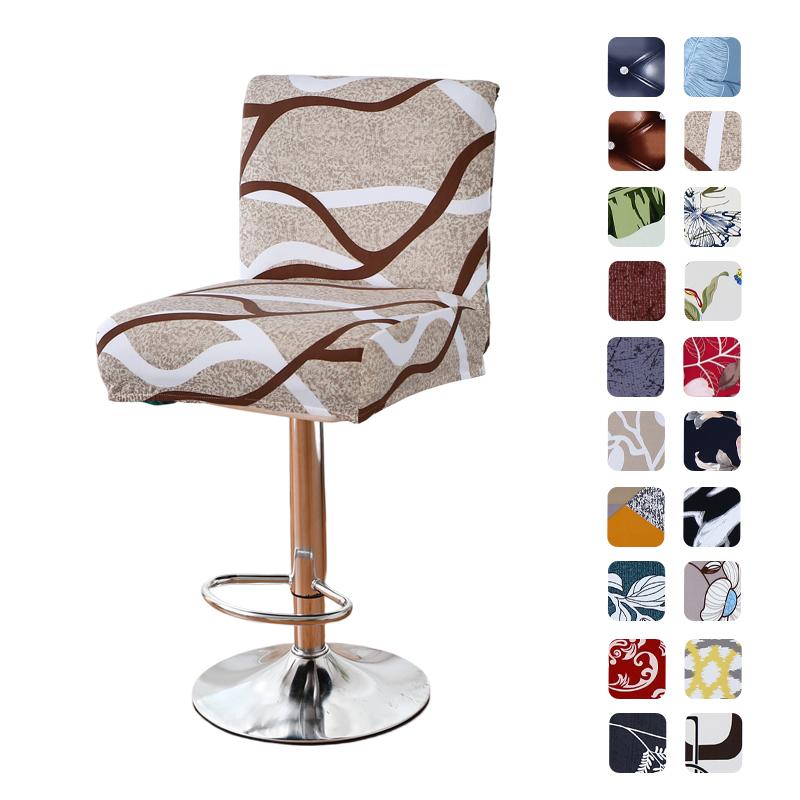 Stretch Bar Stool Covers for Counter Height Chairs Kitchen Dining Room Cafe Furniture Protection Slipcovers