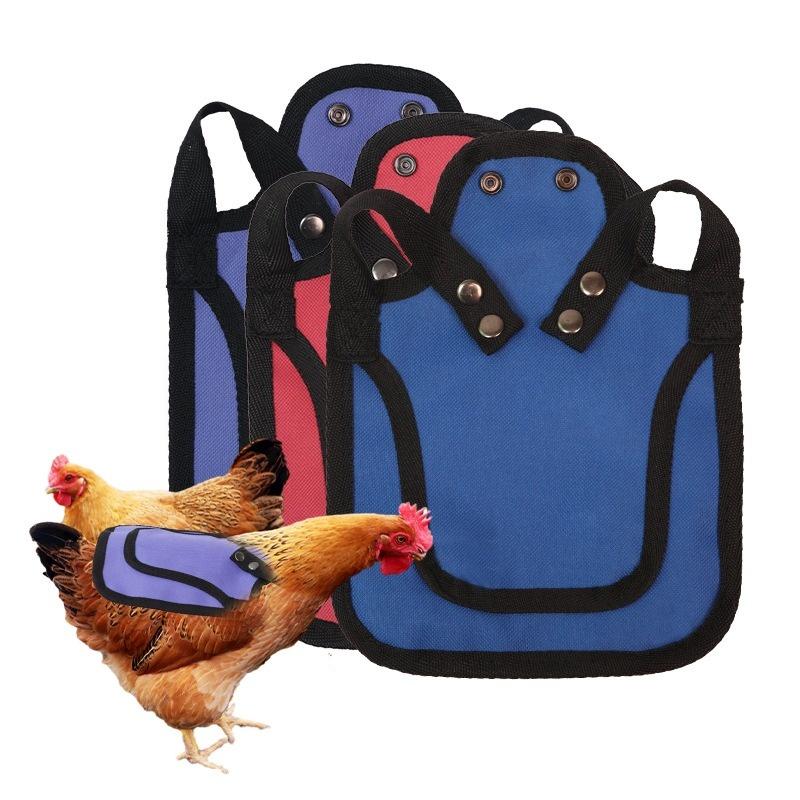 Waterproof Hen Saddle Funny Protection Accessories Feather Protector Back Jacket Hen Protective Apron Chicken Saddle Pet Clothes