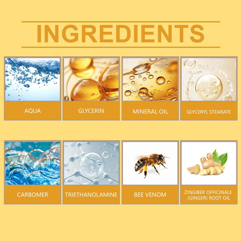 XIMONTH Крем для похудения и моделирования тела с пчелиным ядом Curve Body Slimming and Firming Skin Крем для контурирования тела для большого живота