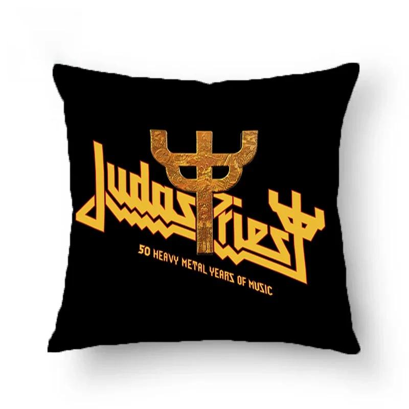Наволочка Judas-Priest Двусторонняя Печать Декоративные Подушки Для Дивана Подушки Чехлы Чехол Подушки 45*45 Чехлы Дом