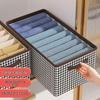 Foldable Clothes Storage Box, Large Capacity, Dustproof, Compartmentalized Organizer