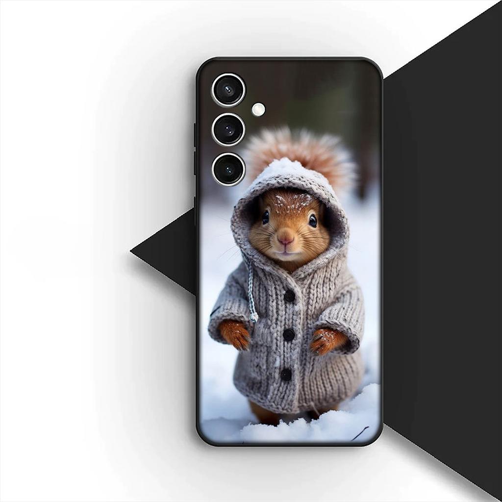 Sika deer Squirrel Silicone Cover for Xiaomi Poco C75 C65 C85 X7 X6 M8 F7 F8 Ultra F6 Pro 5G Mi Coque Phone Case