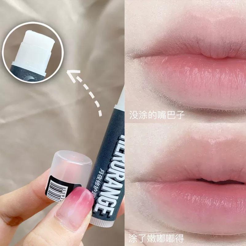 Succulent Grape Double Protection Lip Balm Fruit Flavor Lipstick Moisturizing Colored Fall and Winter Base Lipstick Moisturizing White Student