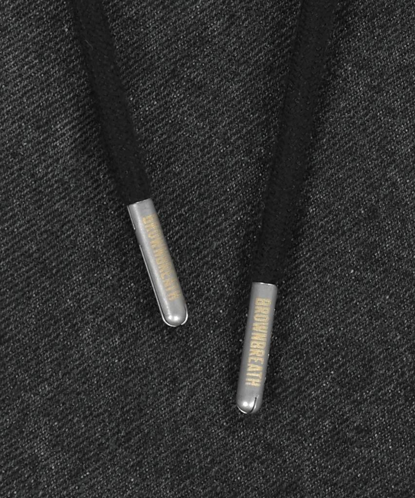 Джинсовая худи Brownbreath на молнии - Черная