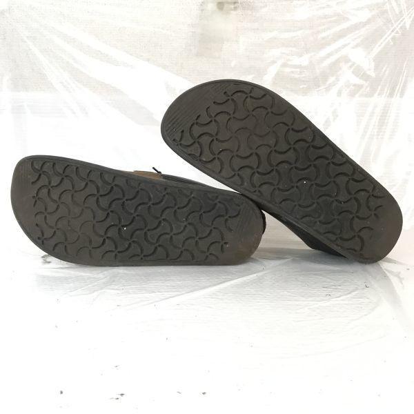 Birkenstock Кожаные сандалии обувь 40 25 коричневый(ИСПОЛЬЗОВАЛ)