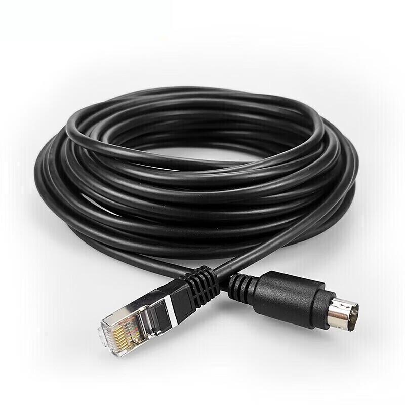 Кабель управления камерой Xun Er Wei RJ45 на VISCA DIN8, 15 м (Китайская версия)