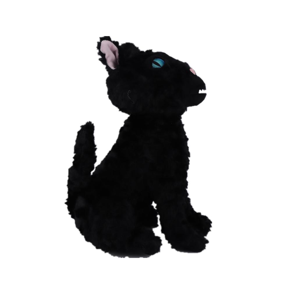 35 см Плюшевая игрушка Кот из Коралины Мультяшная Аниме-связанная Плюшевая игрушка Черный Кот Высококачественная Полностью набитая Плюшевая игрушка Подарок на День Рождения Хэллоуин