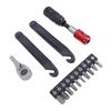 Набор велосипедных трещоточных ключей Мультитул Велосипедные лопатки для бортировки шин Портативный набор для обслуживания велосипеда с отверткой