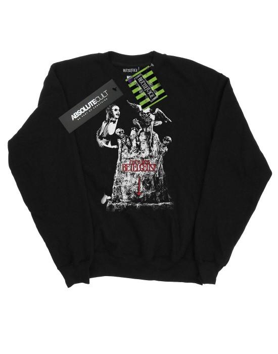 Beetlejuice Mens Graveyard Pose Sweatshirt