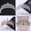 Luxury Rhinestone Bridal Crown for European and American Weddings