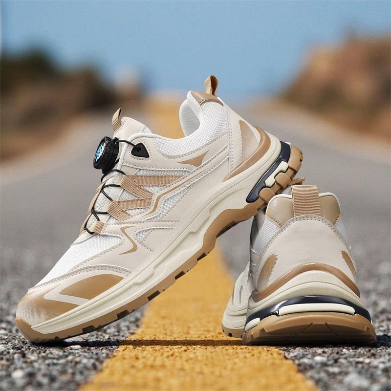 Outdoor Men's Hiking Shoes Non-slip Breathable Running Sneakers Jogging Casual Sport Shoes Comfortable Trekking Climbing Shoes