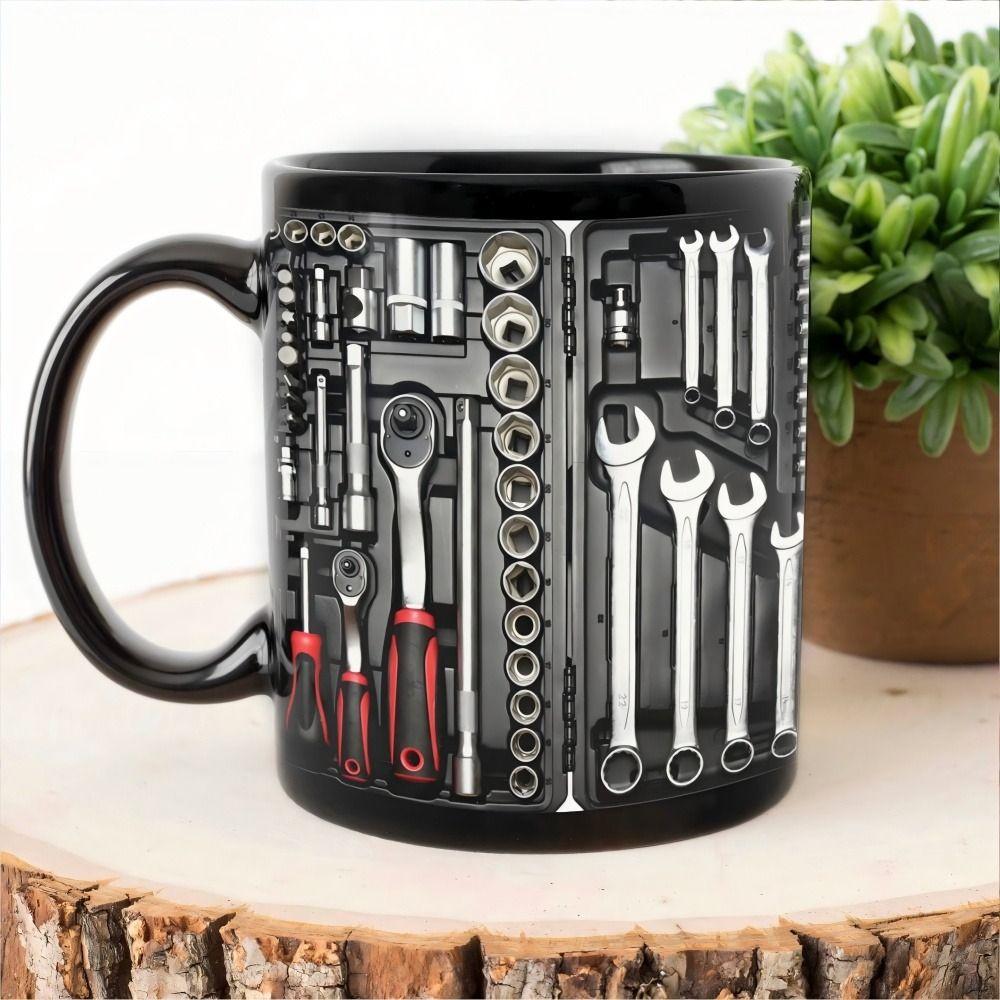 Ceramic Mechanic Water Cup 325ml Mechanic Mug Funny Coffee Mug Auto/Car Mechanic Gift