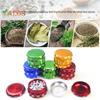 Mini Spice Grinder Leak-proof Manual Sharp Teeth Grinder Portable Herb Crusher for Spices Flowers Saffron Sesame Kitchen Tool