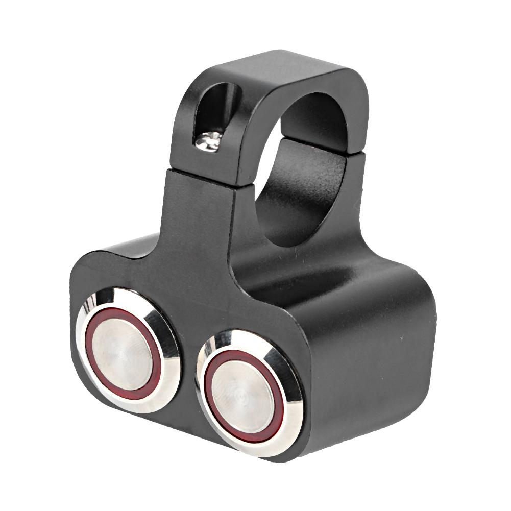 Фара на руль Двойной переключатель Точечный свет Светодиодный Водонепроницаемый Мотоциклы Модифицированные детали 25мм