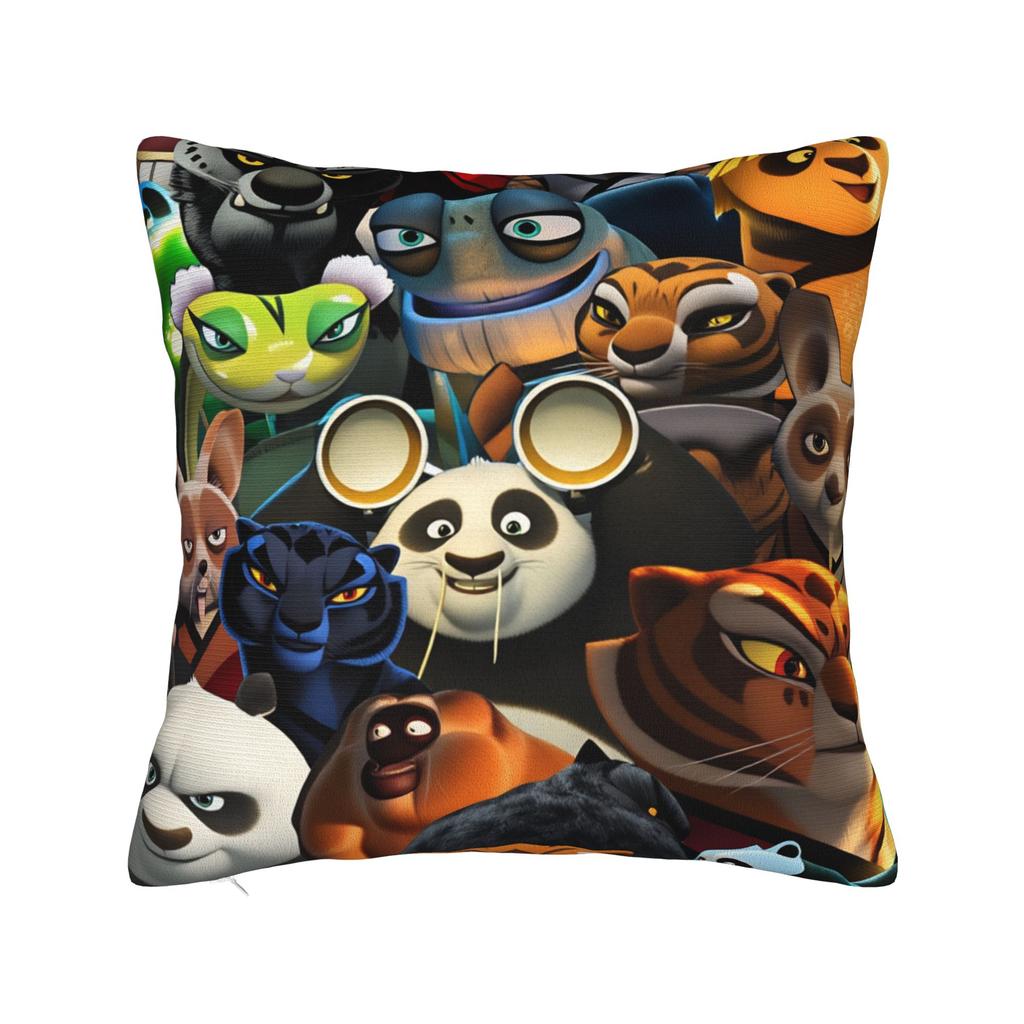 Pillow Cover K Ung F-Fu Panda Funny Pillow Case For Chair Sofa Home Decor Pillowcases