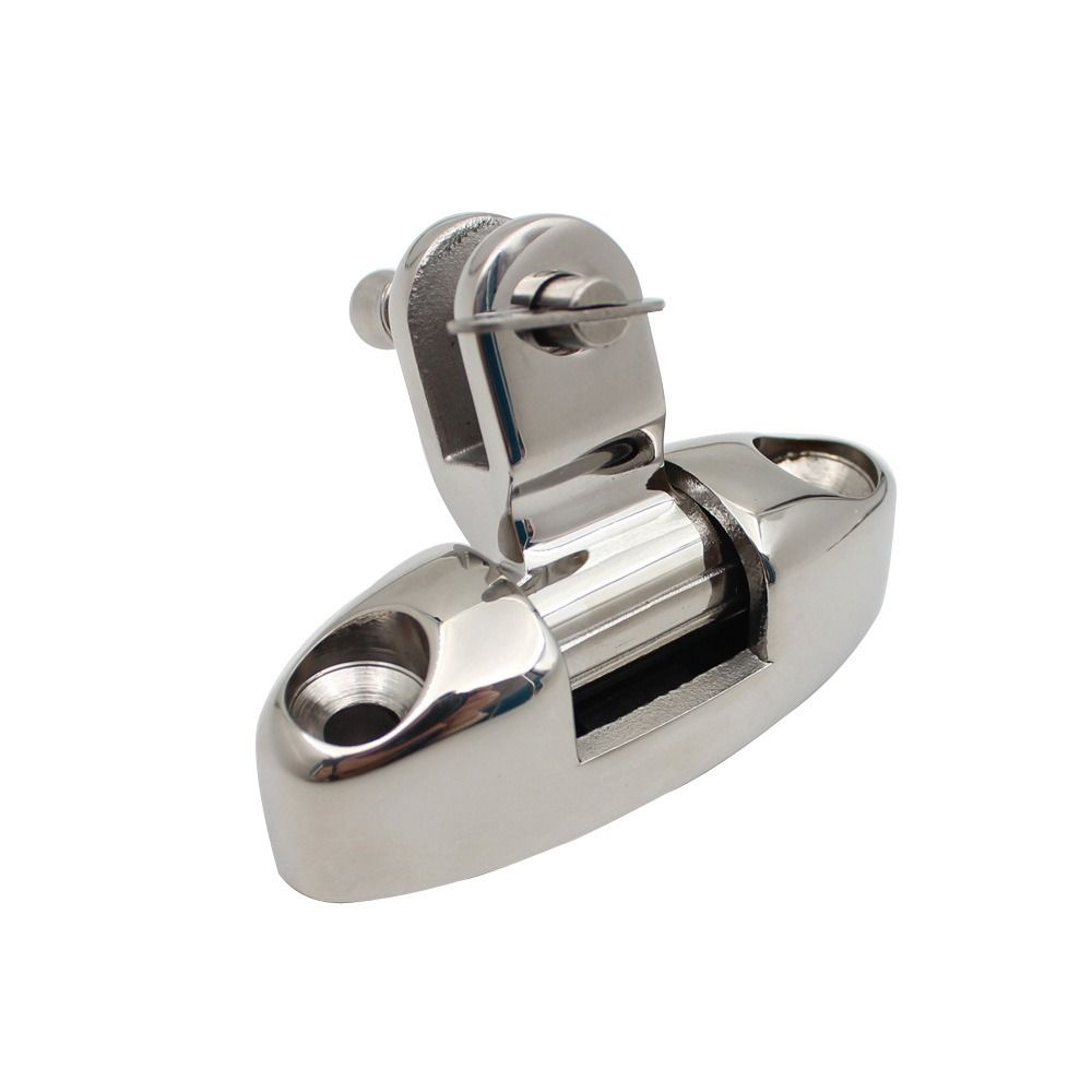 Heavy Duty Deck Hinge Mirror Polish Canopy Awning Hardware Universal Bimini Top Hardware Pontoon