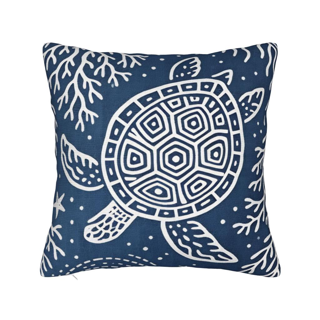 Pillow Cover Sea Turtle Kawaii Pillow Case For Chair Sofa Home Decor Pillowcases