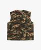 Beipeu Glitch Лесной Камуфляж Сильная Стирка Bathing Ape Укороченный Силуэт Без Рукавов (M) зеленый