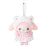 Sanrio My Melody Mascot Holder Cat 413810 (White Ballerina)