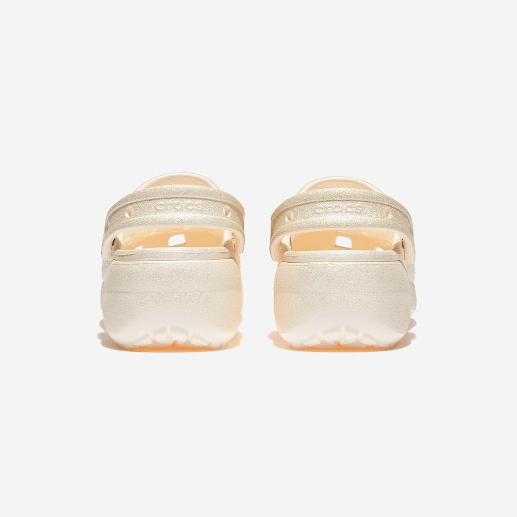 Crocs Классические блестящие сабо на платформе для женщин, CRS207241, 1010104237, популярная корейская обувь