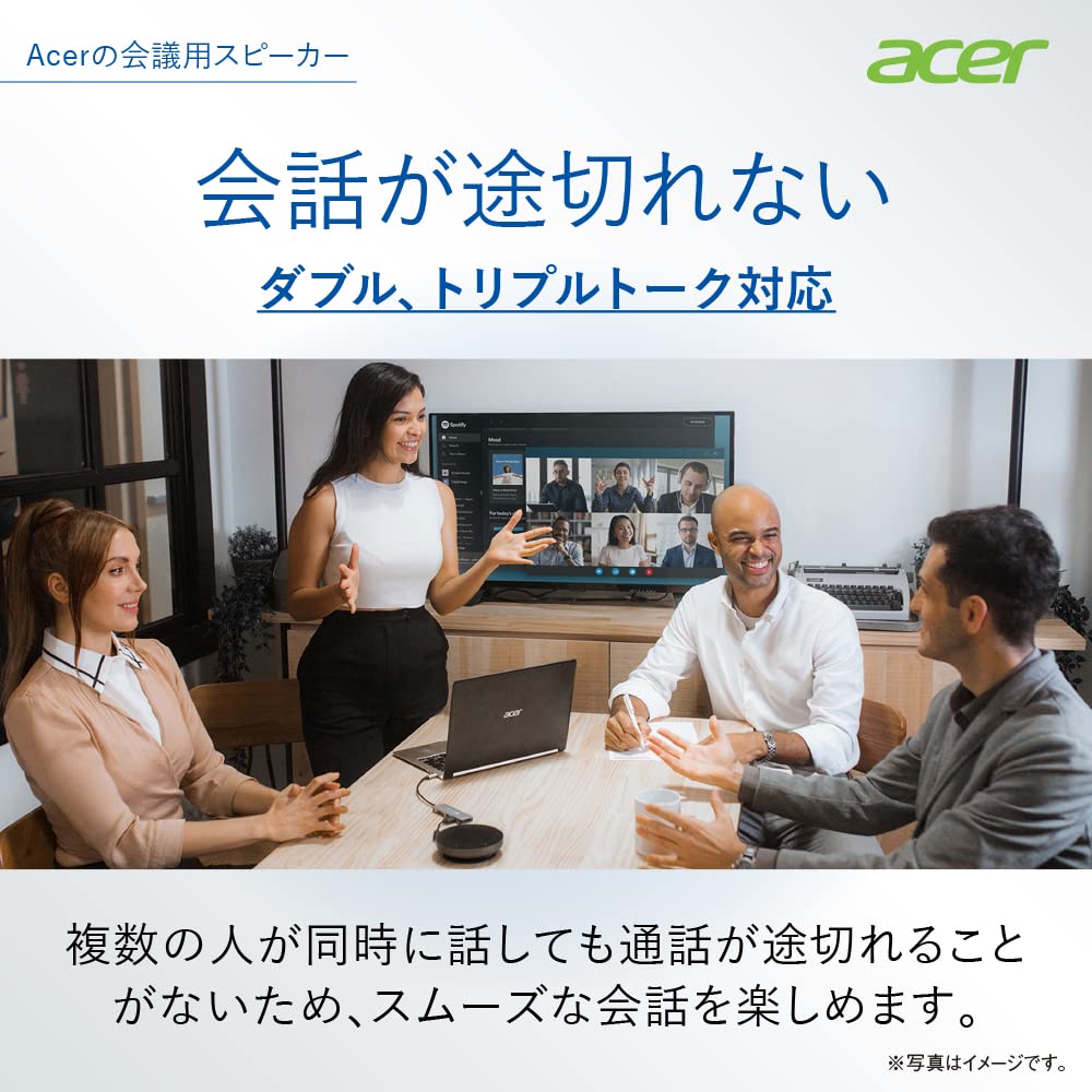 Acer Conference Speaker ASK130 Спикерфон для конференций Микрофон Динамик Интегрированный вызов USB Микрофон Подключение до 6 человек