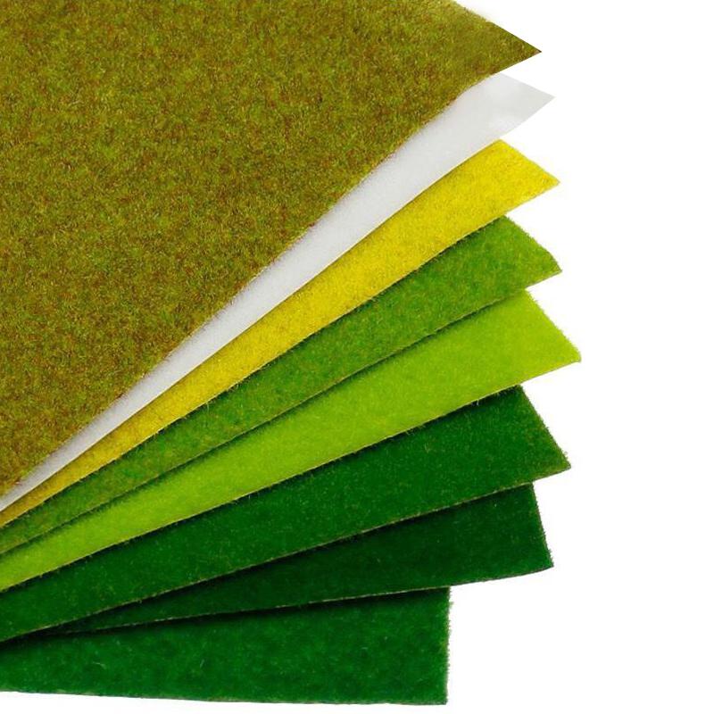 1 шт. 25x25 см 50x50 см 50x100 см не клей для архитектурных пейзажей, пейзажа, коврик для травы