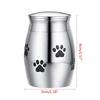 Dustproof Ash Memorial Container Stainless Steel Keepsake Burial Jar  Memorial Gift