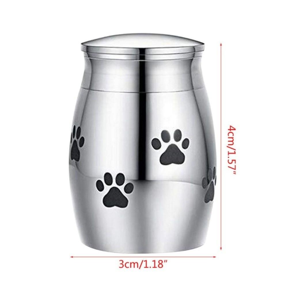 Dustproof Ash Memorial Container Stainless Steel Keepsake Burial Jar Memorial Gift