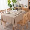 Log Wind B & B Хлопковый жаккардовый геометрический полосатый прямоугольный скатерть для кофейного столика, обеденного стола, чехол