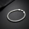 Silver-plated Bracelet, Fashionable and Exquisite 6MM Full Side Bracelet