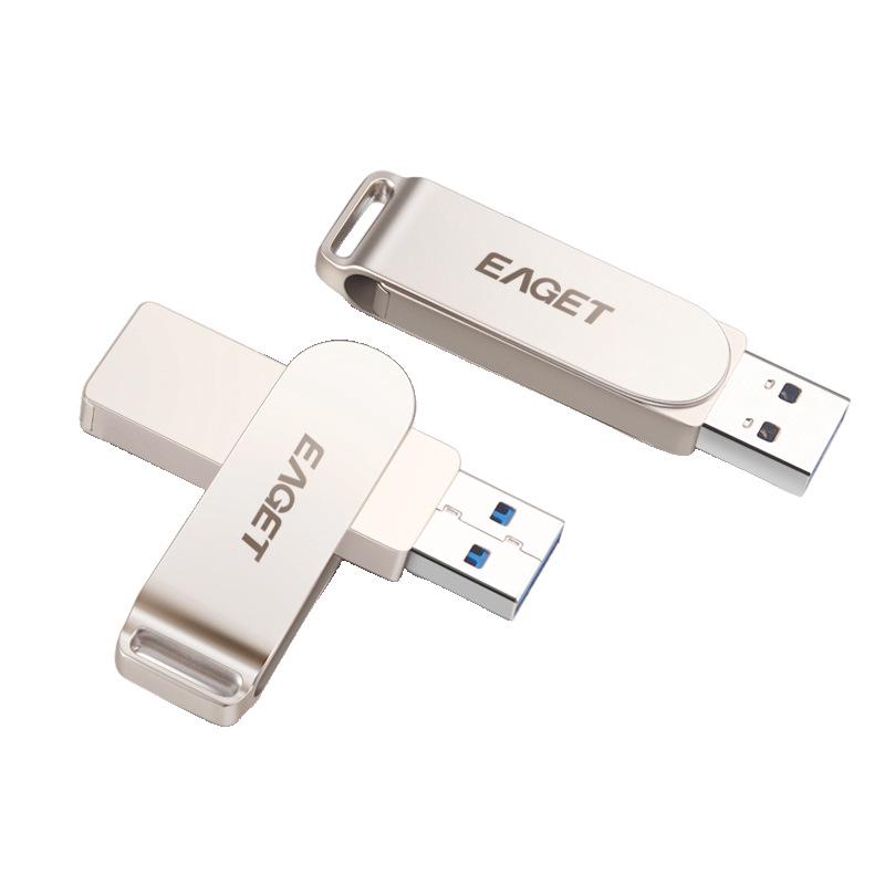 Высокоскоростная металлическая флешка Eaget F60 USB 3.0 - Доступна в 16 ГБ, 32 ГБ, 64 ГБ с возможностью гравировки